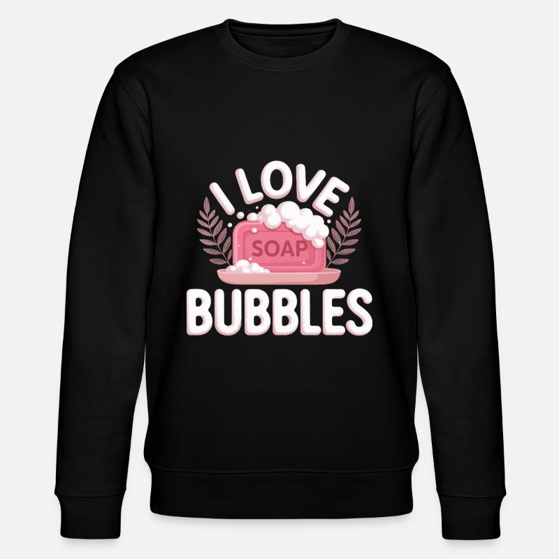 Blasen - Stanley/Stella Unisex Bio-Sweatshirt CHANGER  - Schwarz