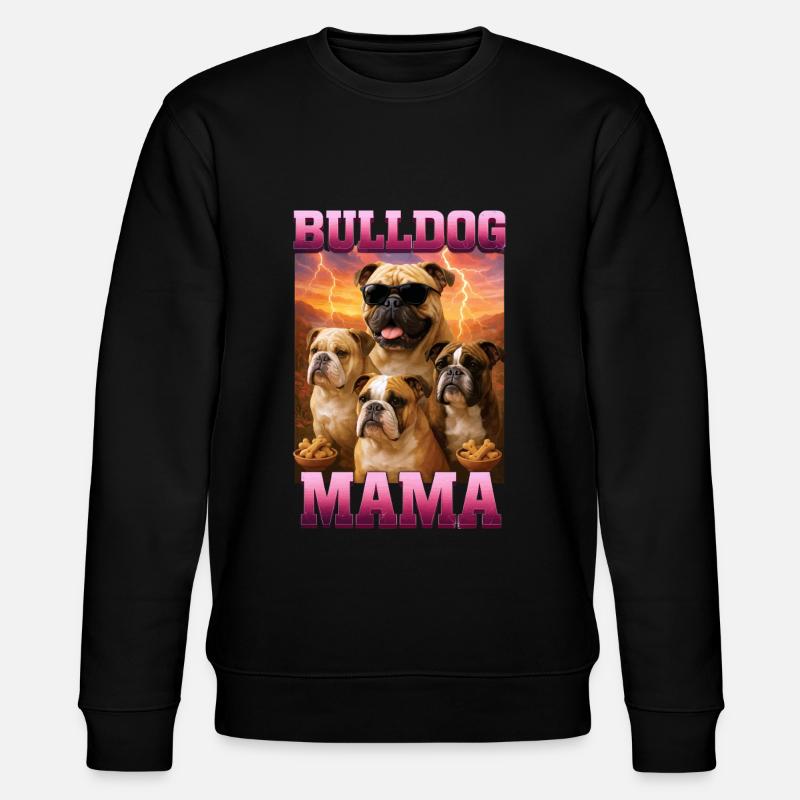 Bulldogge - Stanley/Stella Unisex Bio-Sweatshirt CHANGER  - Schwarz