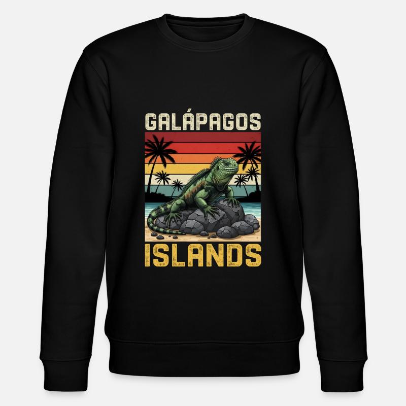 Galapagos Islands - Stanley/Stella Unisex Bio-Sweatshirt CHANGER  - Schwarz