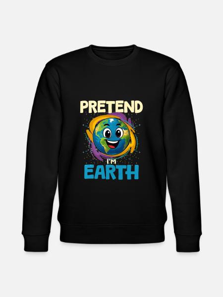 Earth Planet - Stanley/Stella CHANGER Unisex Organic Sweatshirt - black