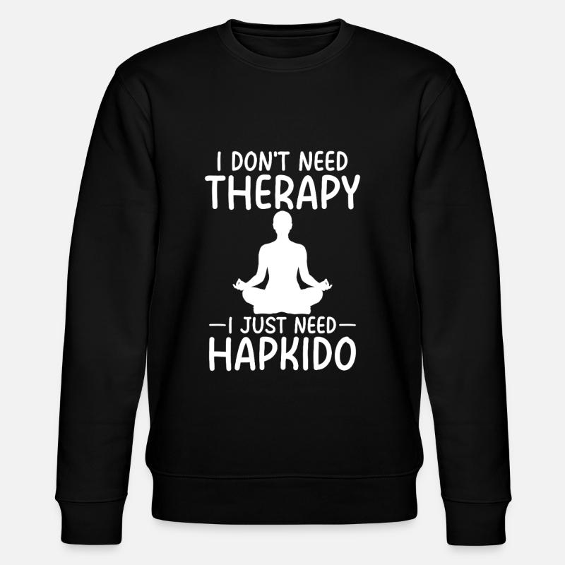 Therapy Hapkido - Stanley/Stella Unisex Bio-Sweatshirt CHANGER - Schwarz