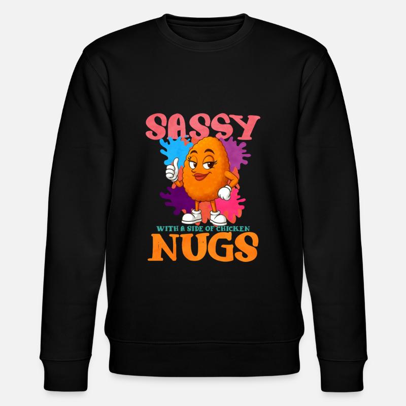 Nugget de poulet - Sweat bio CHANGER Stanley/Stella Unisexe - noir