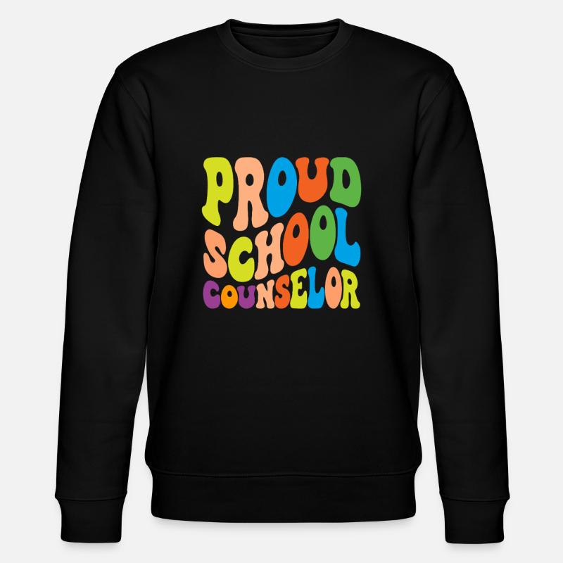 Stolzer Schulberater Inspiration - Stanley/Stella Unisex Bio-Sweatshirt CHANGER  - Schwarz
