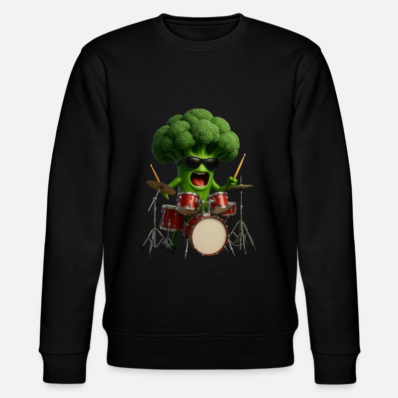 Fûts de brocoli - Sweat bio CHANGER Stanley/Stella Unisexe - noir