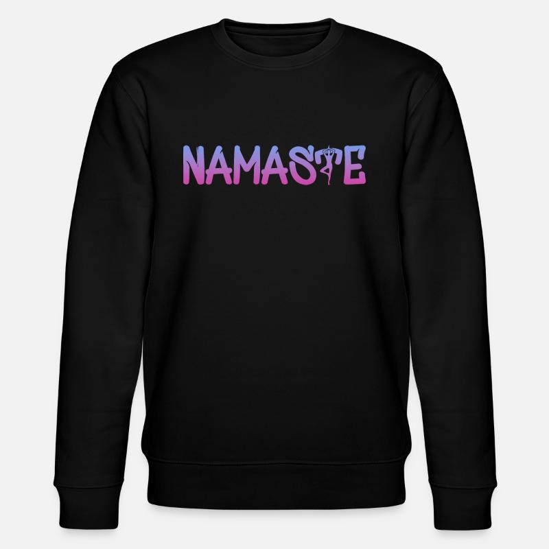Namaste - Stanley/Stella Unisex Bio-Sweatshirt CHANGER  - Schwarz