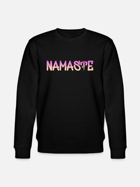 Namaste Yoga - Stanley/Stella Unisex Bio-Sweatshirt CHANGER  - Schwarz