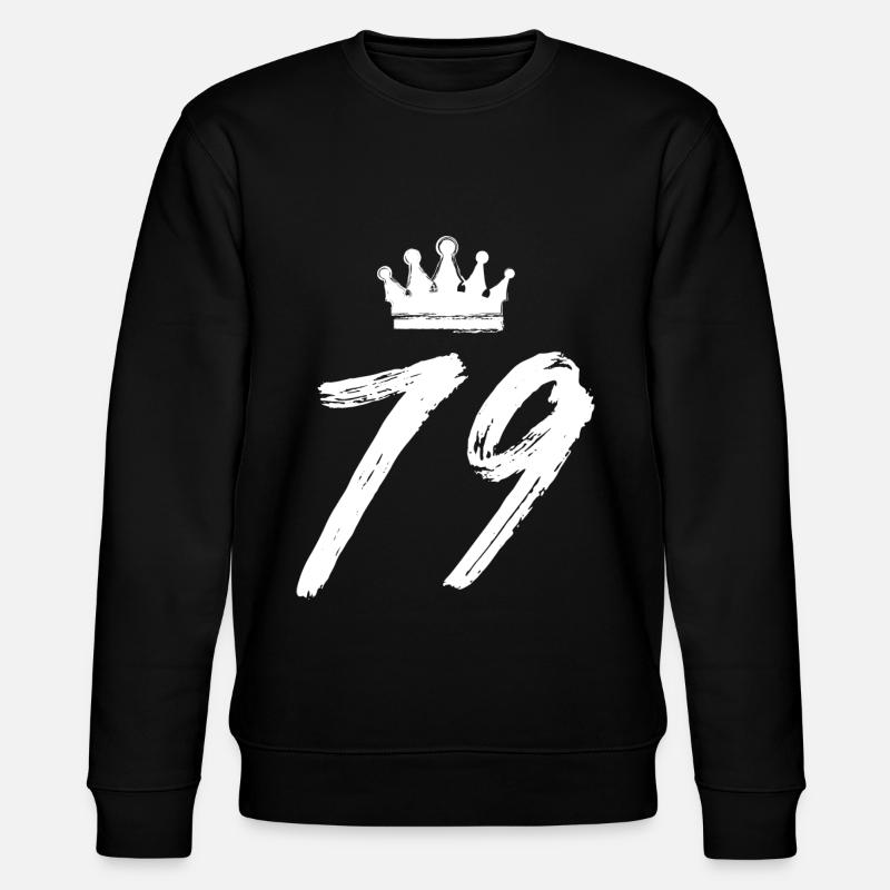 79 Couronne numérique - Sweat bio CHANGER Stanley/Stella Unisexe - noir