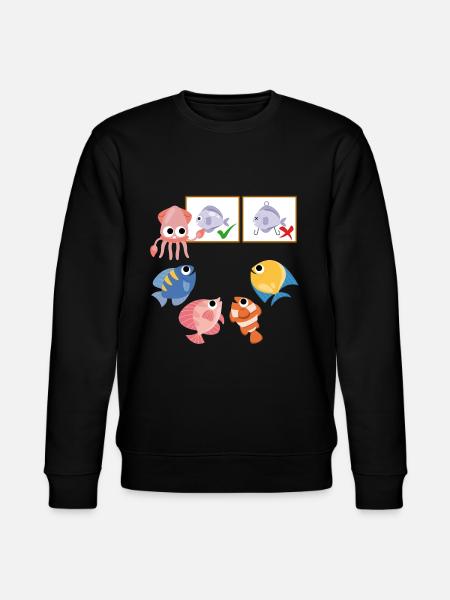 Fishing license bait exam fish at school - Stanley/Stella CHANGER Unisex Organic Sweatshirt - black