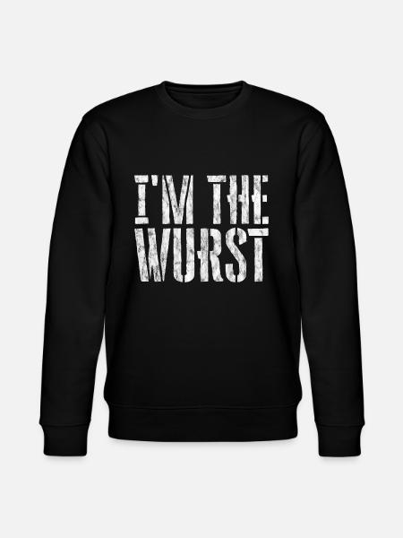 I'm The Wurst 3 - Stanley/Stella Unisex Bio-Sweatshirt CHANGER  - Schwarz