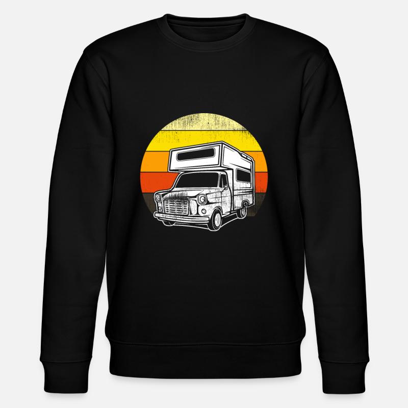 Wohnmobil Camper Campen - Stanley/Stella Unisex Bio-Sweatshirt CHANGER  - Schwarz