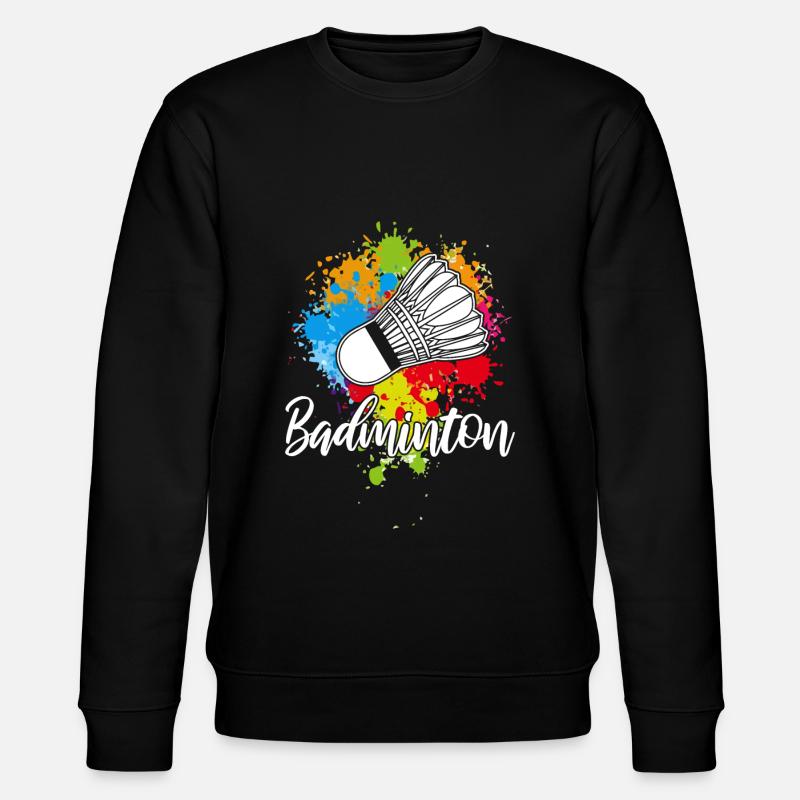 Badminton - Stanley/Stella Unisex Bio-Sweatshirt CHANGER  - Schwarz