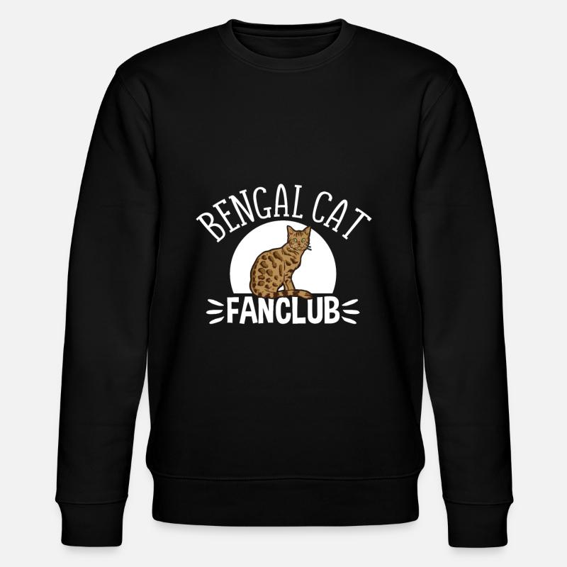 Chat du Bengale - Sweat bio CHANGER Stanley/Stella Unisexe - noir
