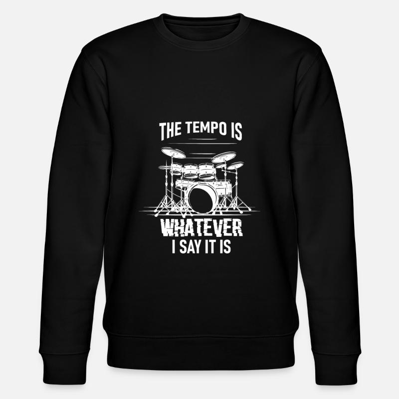 Le batteur - Sweat bio CHANGER Stanley/Stella Unisexe - noir