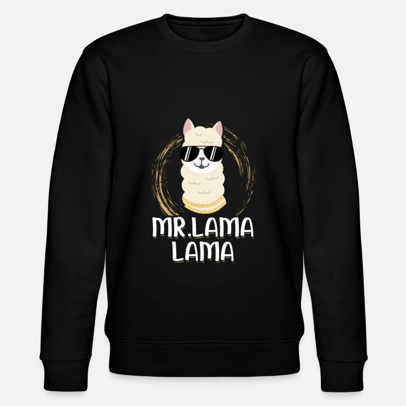 Llama - Stanley/Stella Unisex Bio-Sweatshirt CHANGER - Schwarz