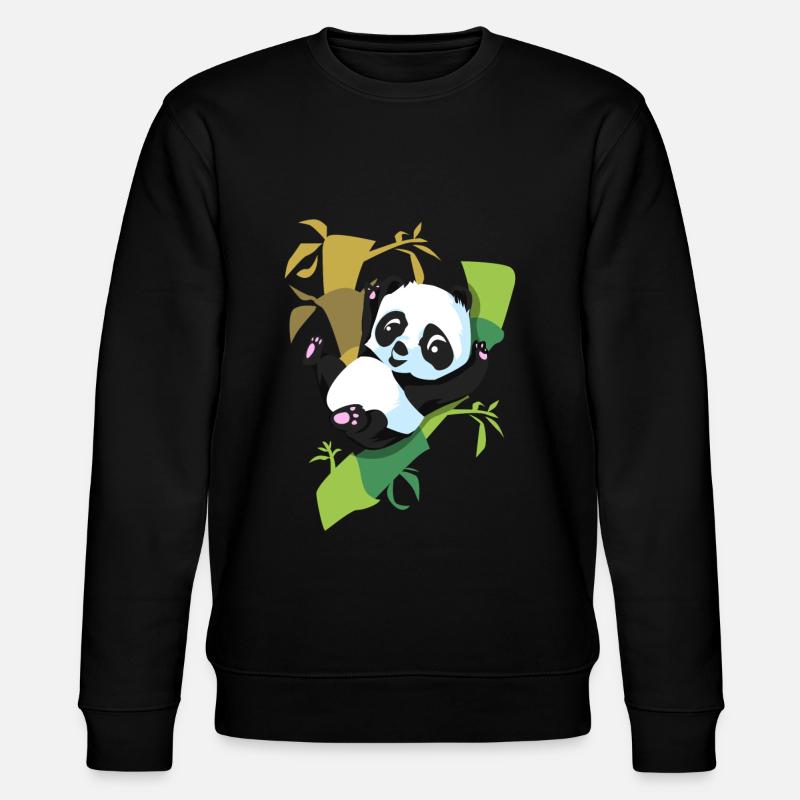 Panda - Sweat bio CHANGER Stanley/Stella Unisexe - noir