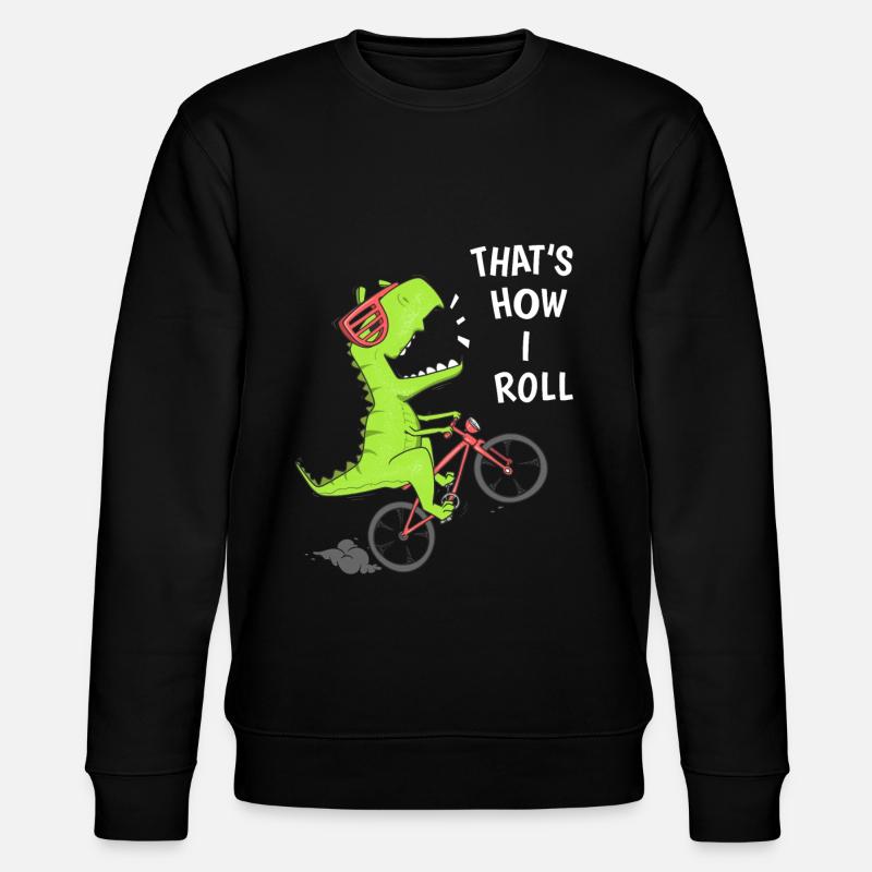 Tee-shirt VTT drôle - Sweat bio CHANGER Stanley/Stella Unisexe - noir