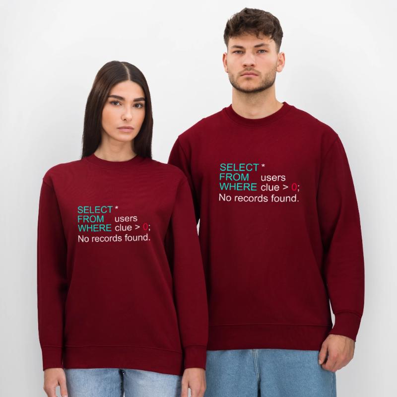 Database Data SQL Programmer Administration Stanley/Stella CHANGER Unisex Organic Sweatshirt