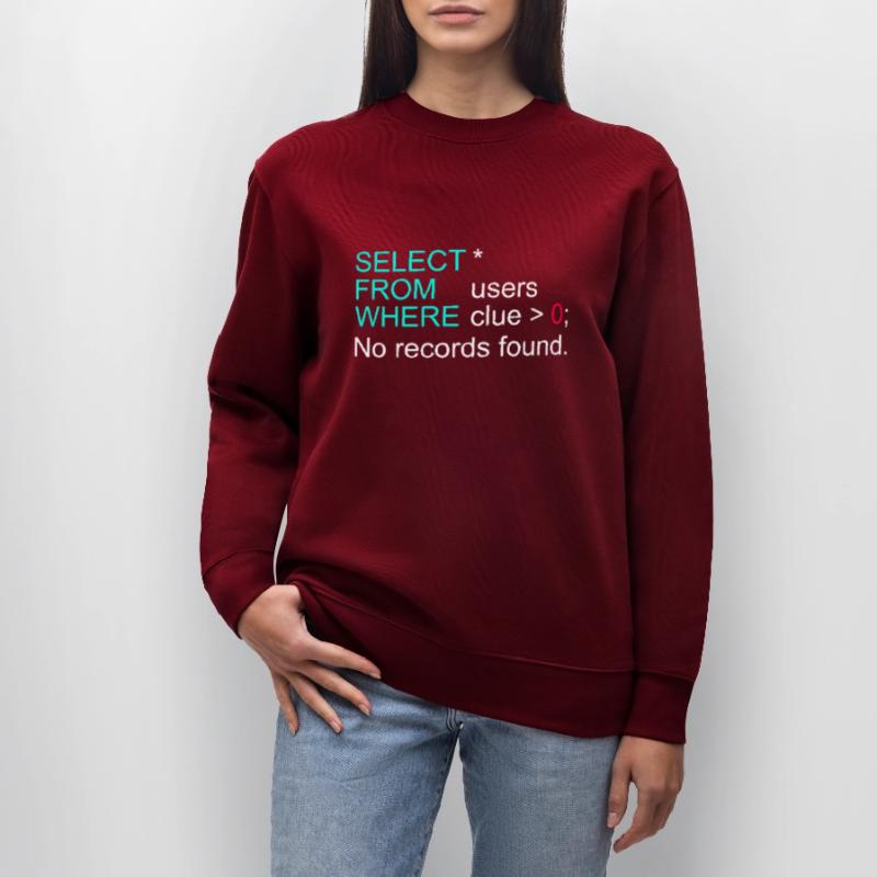 Database Data SQL Programmer Administration Stanley/Stella CHANGER Unisex Organic Sweatshirt