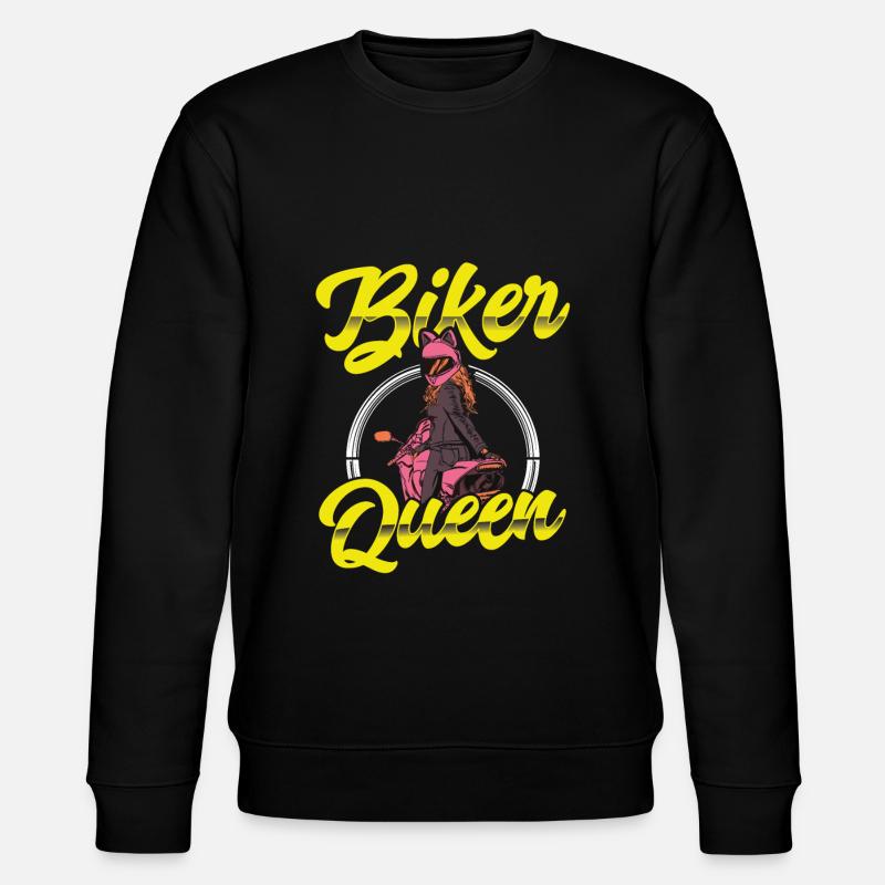 Biker Motorradfahrer - Stanley/Stella Unisex Bio-Sweatshirt CHANGER  - Schwarz