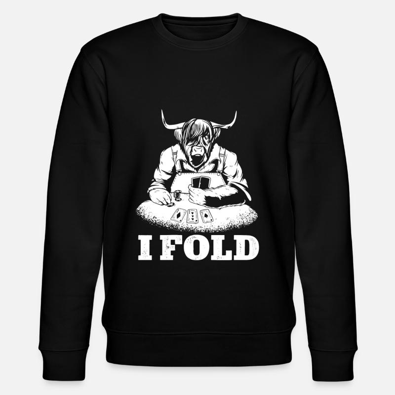 Vache bovine écossaise des Highlands - Sweat bio CHANGER Stanley/Stella Unisexe - noir