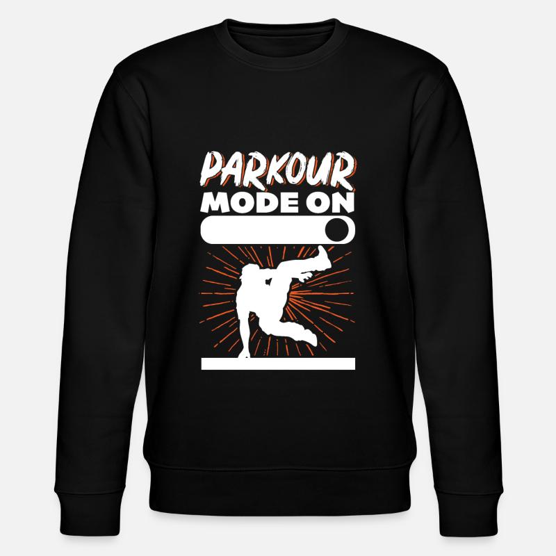 Parkour Freerunning Traceur - Stanley/Stella Unisex Bio-Sweatshirt CHANGER  - Schwarz