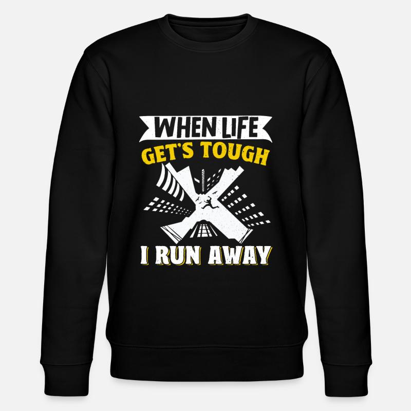Parkour Freerunning Traceur - Stanley/Stella Unisex Bio-Sweatshirt CHANGER  - Schwarz
