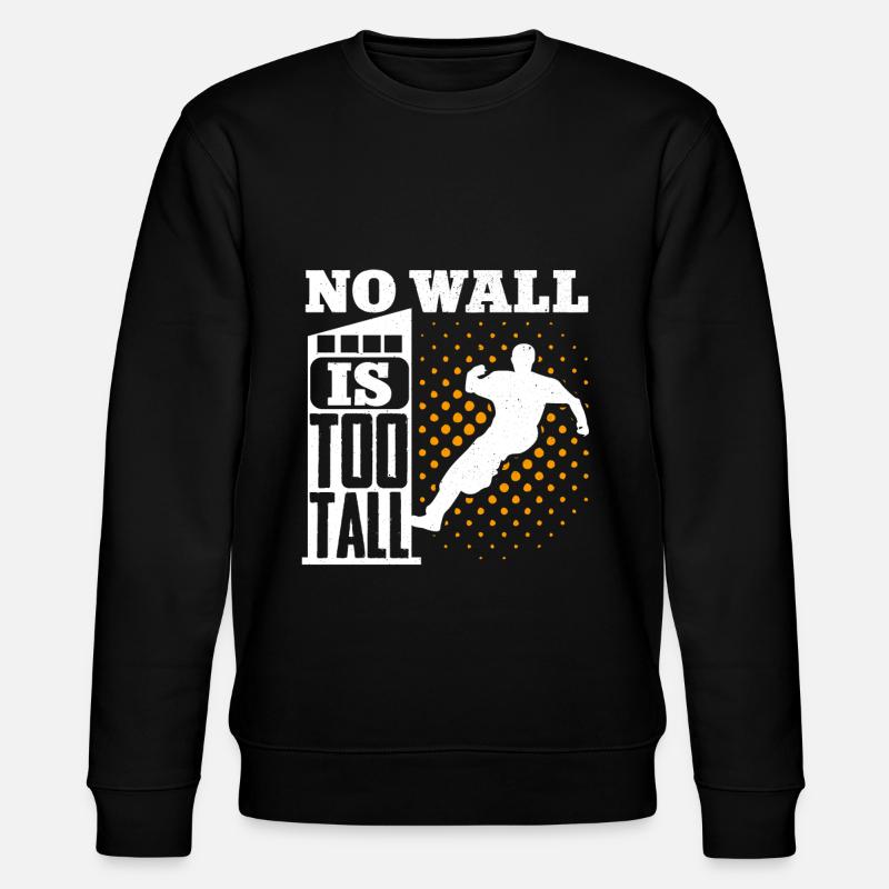 Parkour Freerunning Traceur - Stanley/Stella Unisex Bio-Sweatshirt CHANGER  - Schwarz