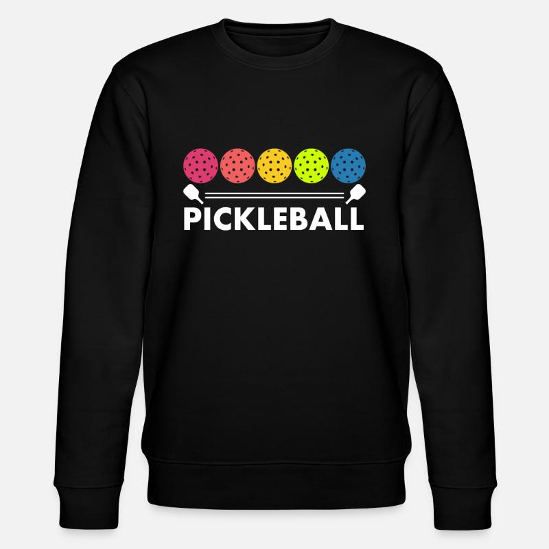 Pickleball-design Für Pickleball-spieler Oder - Stanley/Stella Unisex Bio-Sweatshirt CHANGER  - Schwarz
