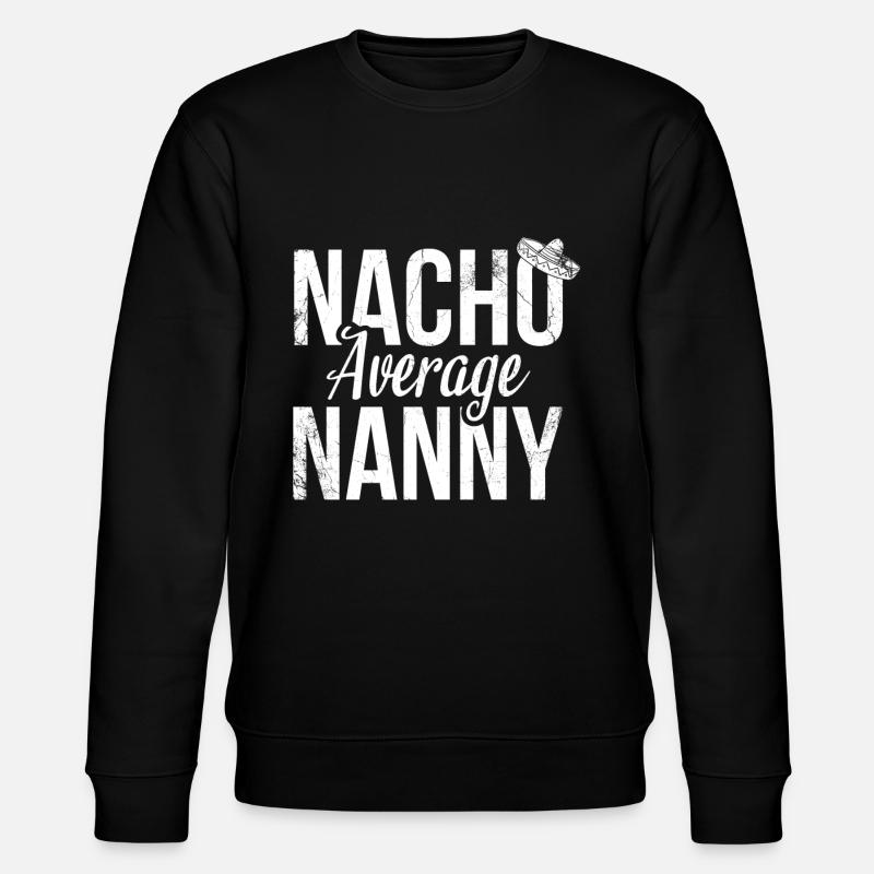 Nacho, Durchschnittliches Kindermädchen Für - Stanley/Stella Unisex Bio-Sweatshirt CHANGER - Schwarz