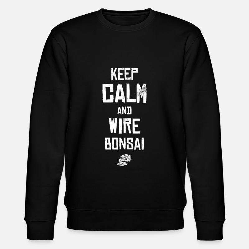Restez calme et filez - Sweat bio CHANGER Stanley/Stella Unisexe - noir