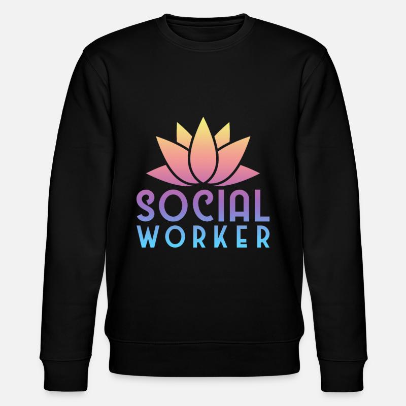 School Social Work Month - Stanley/Stella Unisex Bio-Sweatshirt CHANGER  - Schwarz