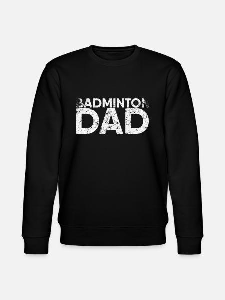 Badminton-vati For badminton lovers - Stanley/Stella CHANGER Unisex Organic Sweatshirt - black