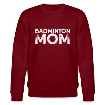 Maman de badminton pour les amateurs de badminton - Sweat bio CHANGER Stanley/Stella Unisexe - bordeaux - Devant - Nik (191cm) & Marisol (170cm)