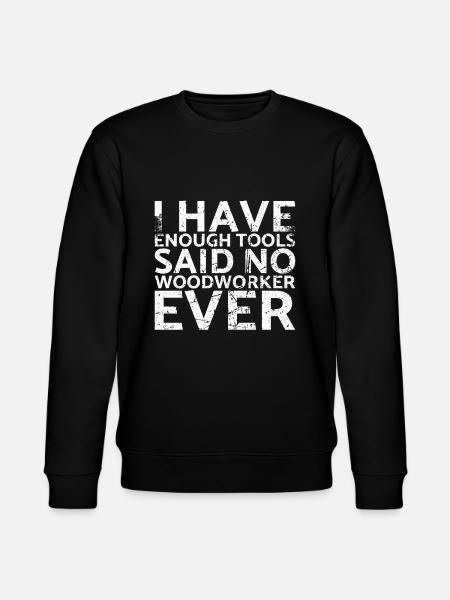 Jeg har nok værktøjer, som ingen - Stanley/Stella økologisk unisex-sweatshirt CHANGER  - sort