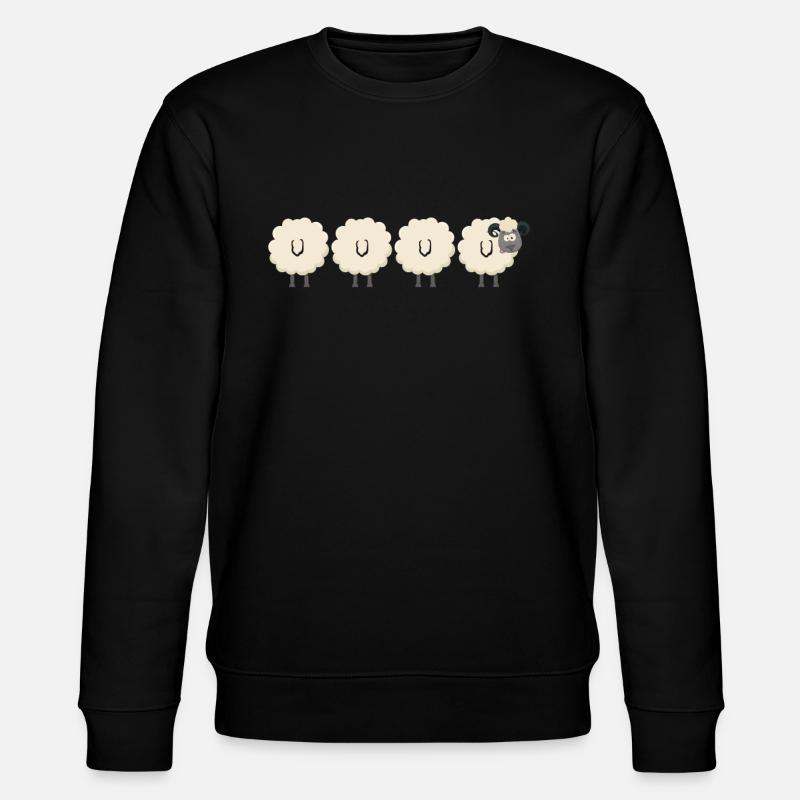 Mouton - Sweat bio CHANGER Stanley/Stella Unisexe - noir