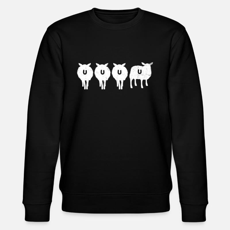 Sheep - Stanley/Stella CHANGER Unisex Organic Sweatshirt - black