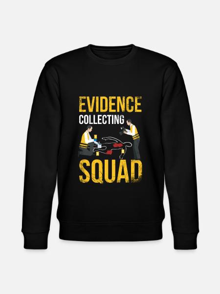 Evidence Collection Squad, Investigator - Stanley/Stella CHANGER Unisex Organic Sweatshirt - black