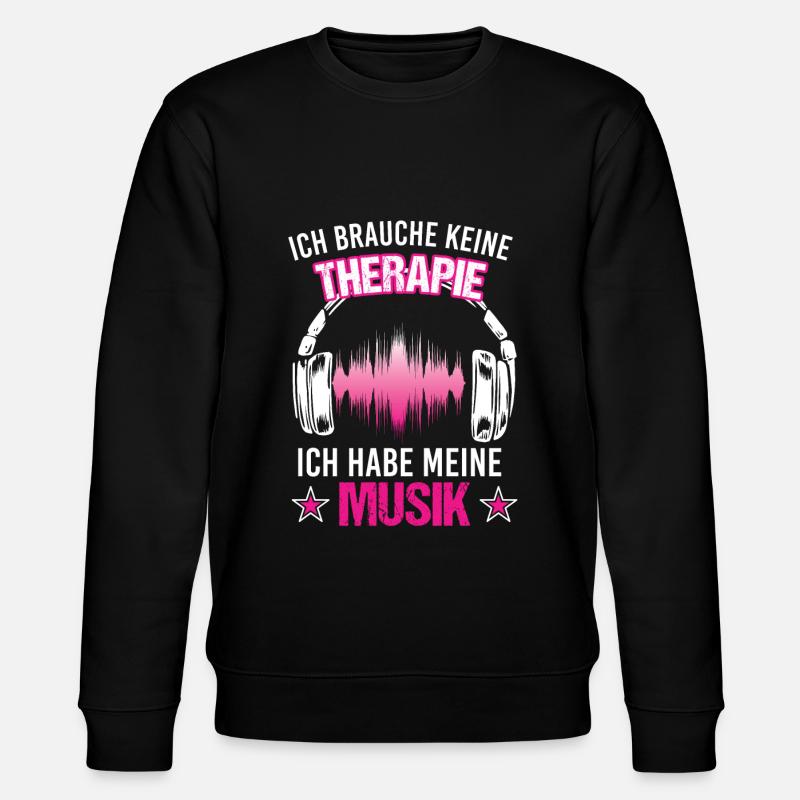 Musik DJ Musiker - Stanley/Stella Unisex Bio-Sweatshirt CHANGER  - Schwarz