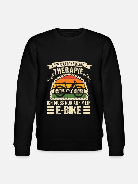 Elektrofahrrad Klapprad - Stanley/Stella Unisex Bio-Sweatshirt CHANGER  - Schwarz