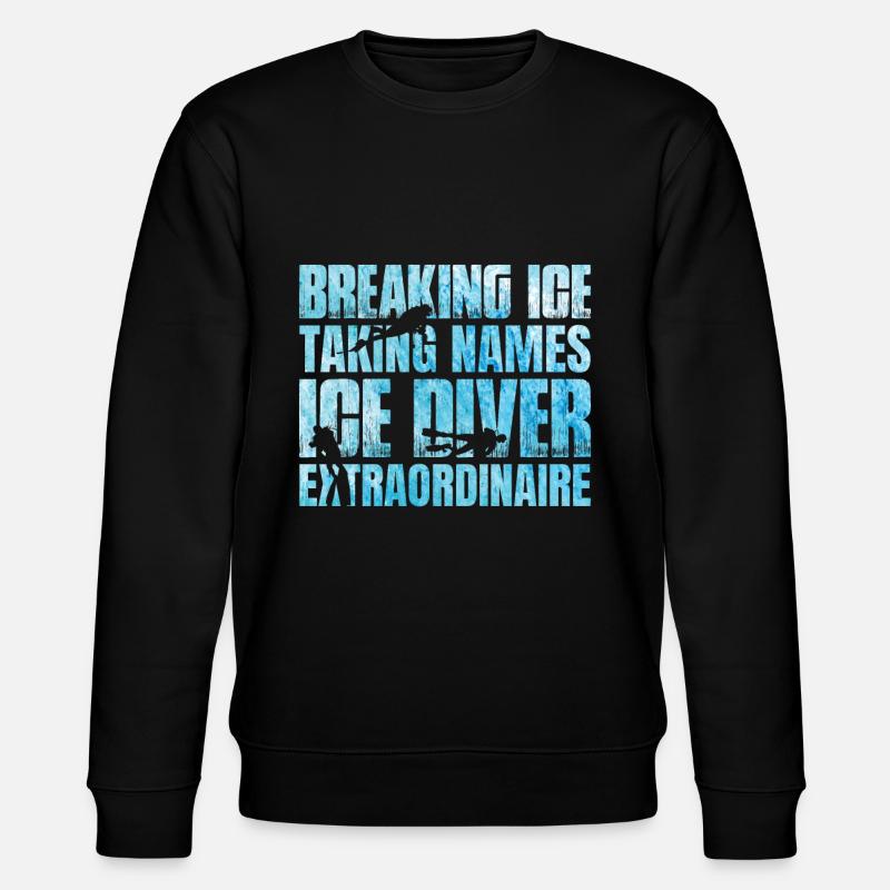 Ice Breaking Name Take, Plain - Stanley/Stella CHANGER Unisex Organic Sweatshirt - black