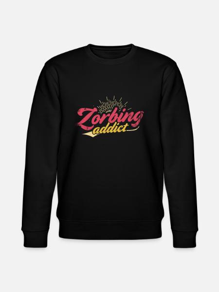 Zorbing Addict, Zorbing - Stanley/Stella CHANGER Unisex Organic Sweatshirt - black