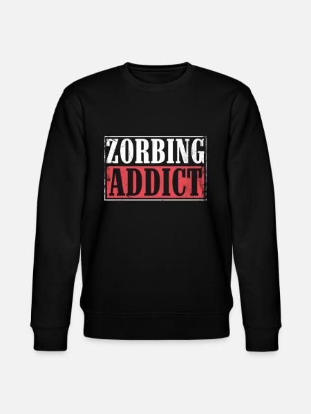 Zorbing Addict, Zorbing - Stanley/Stella CHANGER Unisex Organic Sweatshirt - black