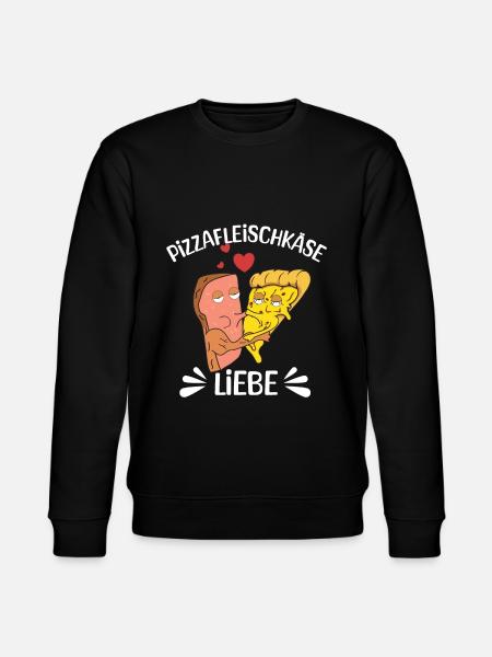 Leberkäse Pizzafleischkäse - Stanley/Stella Unisex Bio-Sweatshirt CHANGER  - Schwarz
