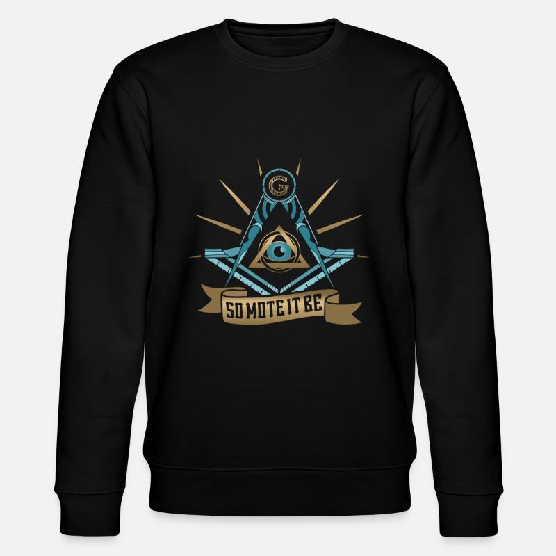 Masonic Freemasonry Fraternal - Stanley/Stella Unisex Bio-Sweatshirt CHANGER  - Schwarz