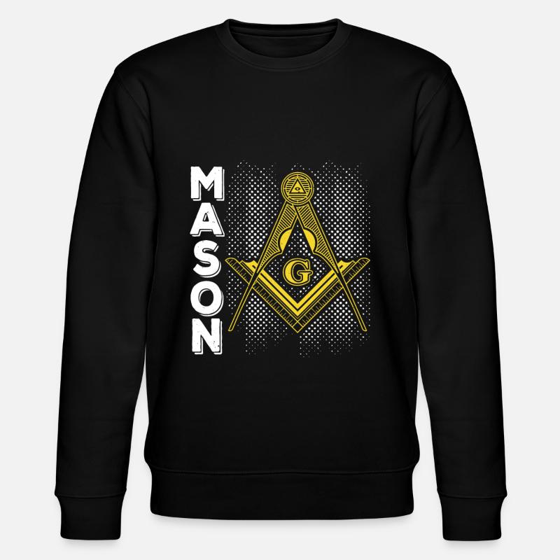 Masonic Freemasonry Fraternal - Stanley/Stella Unisex Bio-Sweatshirt CHANGER  - Schwarz