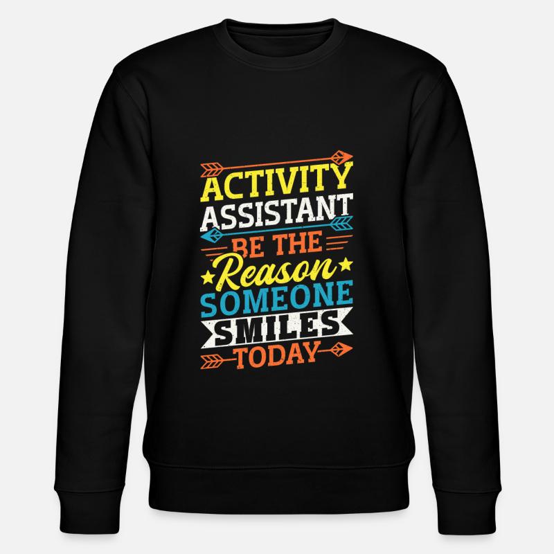 Activity Assistant Appreciation - Stanley/Stella Unisex Bio-Sweatshirt CHANGER  - Schwarz