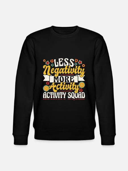 Groovy Activity Director Activity - Stanley/Stella Unisex Bio-Sweatshirt CHANGER - Schwarz