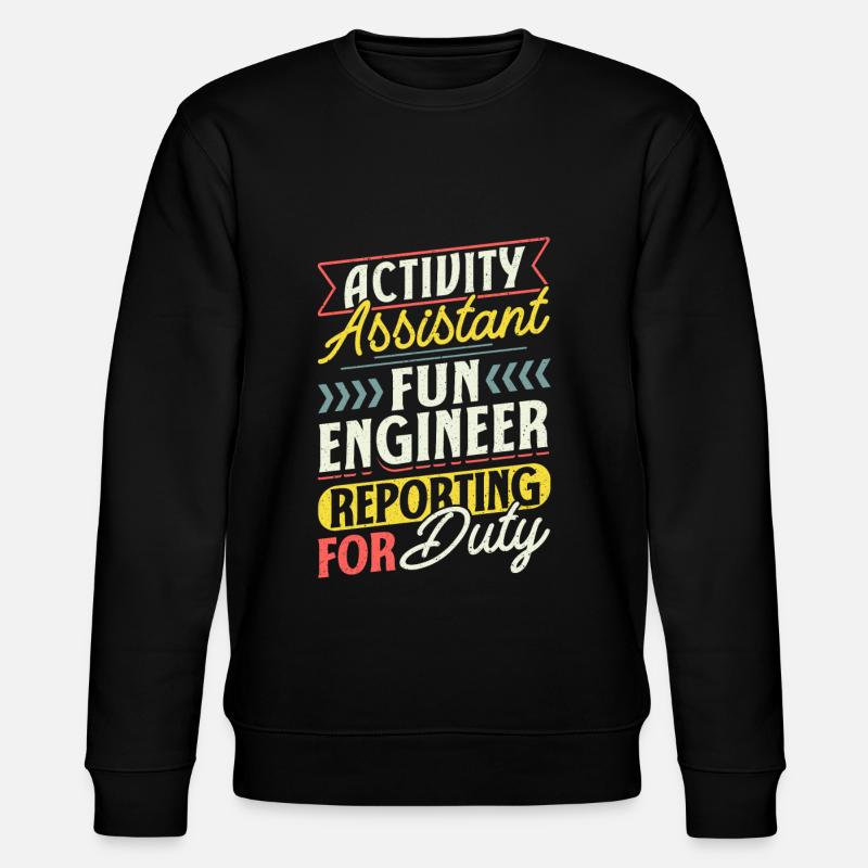 Activity Assistant Professionals - Stanley/Stella Unisex Bio-Sweatshirt CHANGER  - Schwarz
