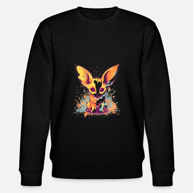 Mignon Anime Style Fox Kawaii - Sweat bio CHANGER Stanley/Stella Unisexe - noir