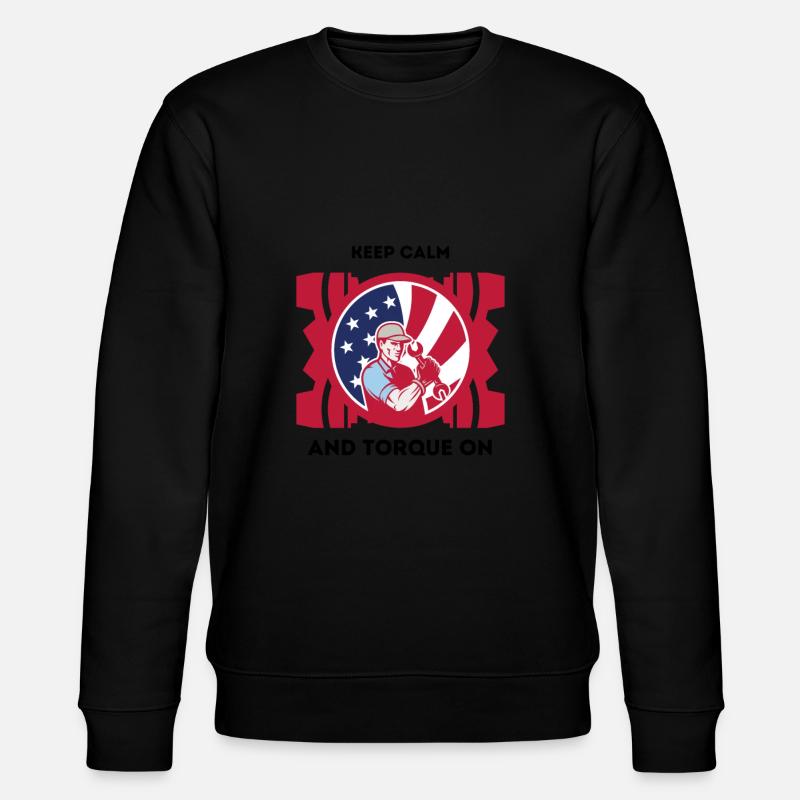 Dictons drôles de mécaniciens - Sweat bio CHANGER Stanley/Stella Unisexe - noir
